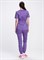 Костюм женский хирургический Модерн-004 (тк.Стрейч,120) MedLine, сиреневый - фото 99715