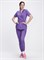 Костюм женский хирургический Модерн-004 (тк.Стрейч,120) MedLine, сиреневый - фото 99717