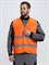 Жилет сигнальный ProfLineBase (тк.Полиэфир,100), оранжевый - фото 99844