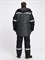Костюм зимний Беркут СОП CH (тк.Таслан) п/к, черный/т.серый - фото 99896