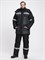 Костюм зимний Беркут СОП CH (тк.Таслан) п/к, черный/т.серый - фото 99900